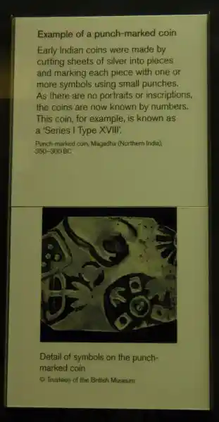 Solar symbols on a punch-marked coin